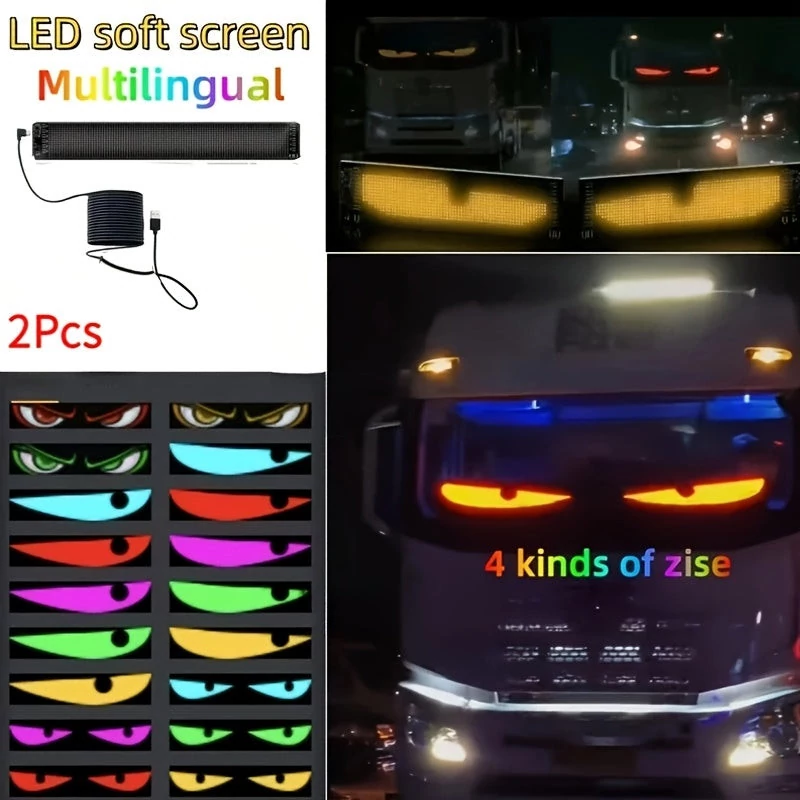 Többnyelvű Autó LED Matricás Pixel Panel