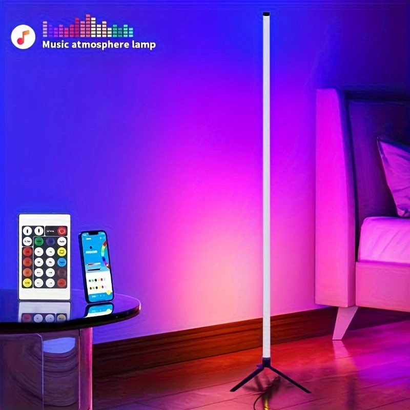 Intelligens LED padlólámpa, RGB lámpa távirányítóval