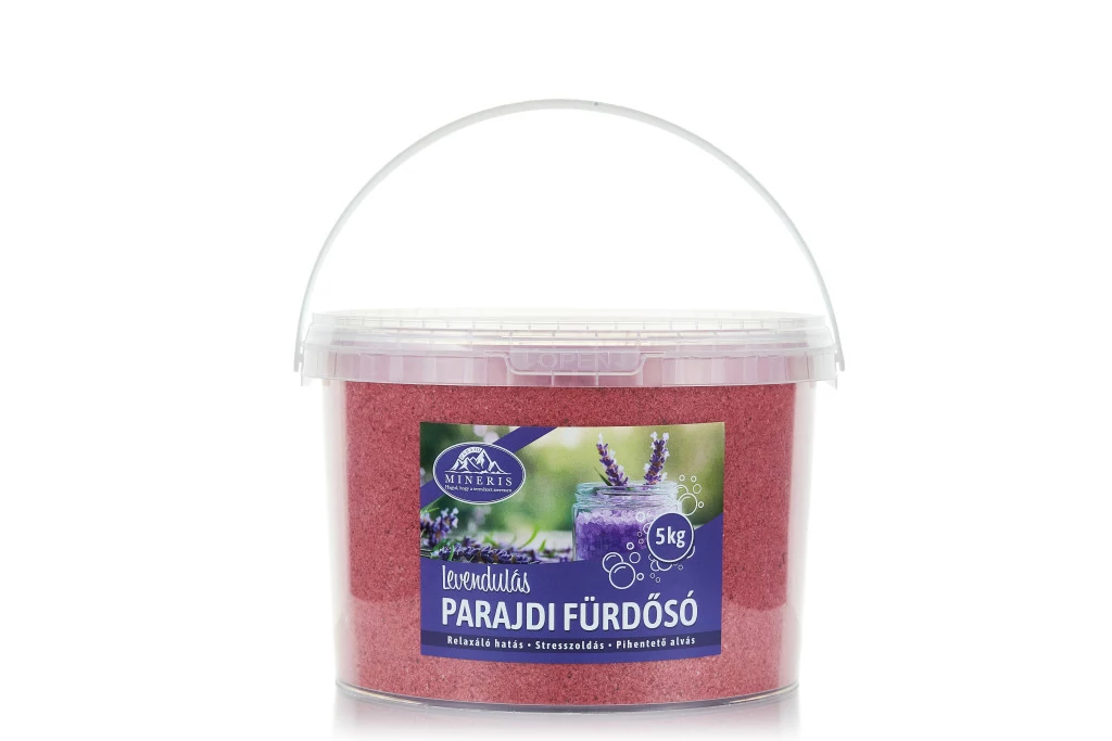 Mineris Levendulás Parajdi Fürdősó 5 kg